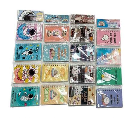 SET LIBRETA SURTIDO 4PCS 10X7.5CM E/BOLSA REF 2271