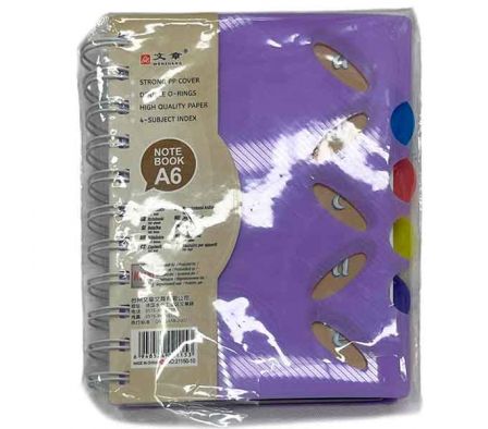 LIBRETA C/SEPARADOR 12X14.5CM REF 22716-32